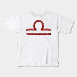 Red Libra Kids T-Shirt